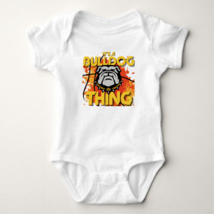 It's a Bulldog Thing One Piece for babies Baby Bodysuit