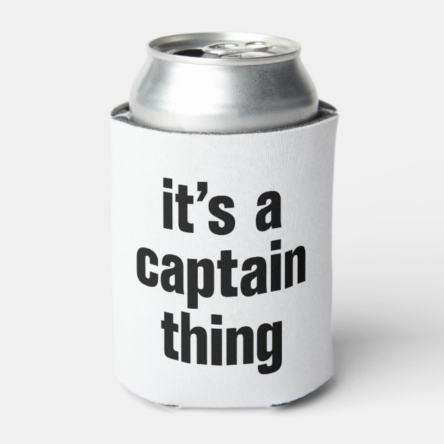 its a captain thing can cooler (Can Front)