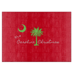It's A Carolina Christmas South Carolina Holiday   Cutting Board