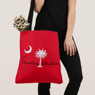 It's A Carolina Christmas South Carolina Holiday  Tote Bag