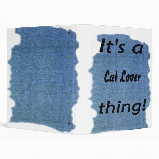 It's a Cat Lover thing! Binder (Background)