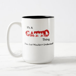 It's A Catto Thing... Two-Tone Coffee Mug