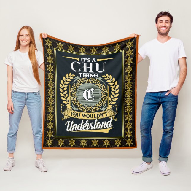 It's A Chu Thing You Couldn't Understand Fleece Blanket (In Situ)