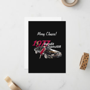 it's a Classic 1977 Trans Am Christmas! Card