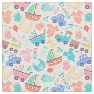 It's a Colourful Baby Shower Light Fabric