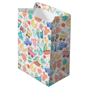 It's a Colourful Baby Shower Light Medium Gift Bag