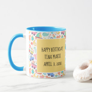 It's a Colourful Baby Shower Light Personalized Mug