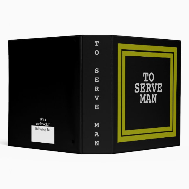 "It's a cookbook!" Binder (Background)