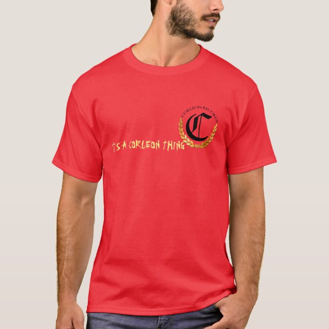 ITS A CORLEON THING RED T SHIRT (Front)