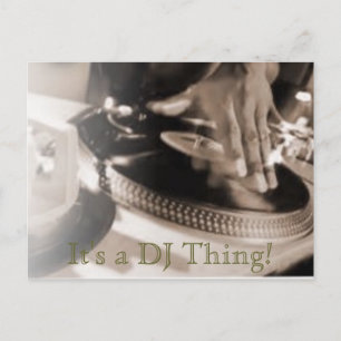 It's a DJ Thing! Postcard