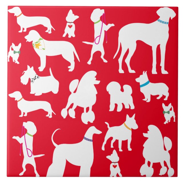 It's A Dogs Life Tile (Front)