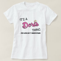 It's a Doris thing you wouldn't understand