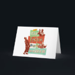 It's a Festivus for the Rest of Us Card<br><div class="desc">Celebrate the holiday season on your own terms with this vibrant Festivus graphic! Inspired by the classic Seinfeld episode "The Strike, " this design captures the hilarious spirit of the holiday created by Frank Costanza as a "hates-all" alternative to the commercialized season. Featuring a retro, collage-style aesthetic, this graphic includes...</div>