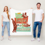 It's a Festivus for the Rest of Us Fleece Blanket<br><div class="desc">Celebrate the holiday season on your own terms with this vibrant Festivus graphic! Inspired by the classic Seinfeld episode "The Strike, " this design captures the hilarious spirit of the holiday created by Frank Costanza as a "hates-all" alternative to the commercialized season. Featuring a retro, collage-style aesthetic, this graphic includes...</div>