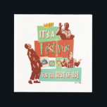 It's a Festivus for the Rest of Us Napkin<br><div class="desc">Celebrate the holiday season on your own terms with this vibrant Festivus graphic! Inspired by the classic Seinfeld episode "The Strike, " this design captures the hilarious spirit of the holiday created by Frank Costanza as a "hates-all" alternative to the commercialized season. Featuring a retro, collage-style aesthetic, this graphic includes...</div>