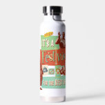 It's a Festivus for the Rest of Us Water Bottle<br><div class="desc">Celebrate the holiday season on your own terms with this vibrant Festivus graphic! Inspired by the classic Seinfeld episode "The Strike, " this design captures the hilarious spirit of the holiday created by Frank Costanza as a "hates-all" alternative to the commercialized season. Featuring a retro, collage-style aesthetic, this graphic includes...</div>