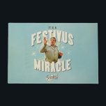 It's a Festivus Miracle Doormat<br><div class="desc">Gather 'round the aluminum pole and celebrate the most unexpected moments of the season with this "It's a Festivus Miracle!" graphic. Featuring the legendary Frank Costanza in his peak holiday form, this design captures the hilarious energy of the Seinfeld holiday we all know and love. With its retro sunburst background...</div>