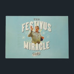 It's a Festivus Miracle Doormat<br><div class="desc">Gather 'round the aluminum pole and celebrate the most unexpected moments of the season with this "It's a Festivus Miracle!" graphic. Featuring the legendary Frank Costanza in his peak holiday form, this design captures the hilarious energy of the Seinfeld holiday we all know and love. With its retro sunburst background...</div>