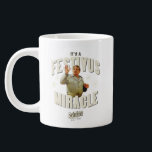 It's a Festivus Miracle Large Coffee Mug<br><div class="desc">Gather 'round the aluminum pole and celebrate the most unexpected moments of the season with this "It's a Festivus Miracle!" graphic. Featuring the legendary Frank Costanza in his peak holiday form, this design captures the hilarious energy of the Seinfeld holiday we all know and love. With its retro sunburst background...</div>