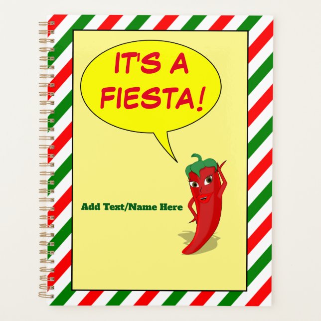 It's A Fiesta Planner (Front)