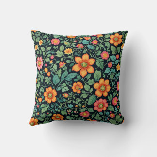 It's a flower pattern throw pillow