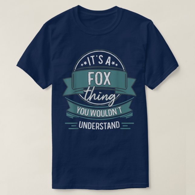 Its A Fo Thing You Wouldnt Understand, First Name  T-Shirt (Design Front)