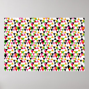 It's a fractal party! This vibrant colored vintage Poster