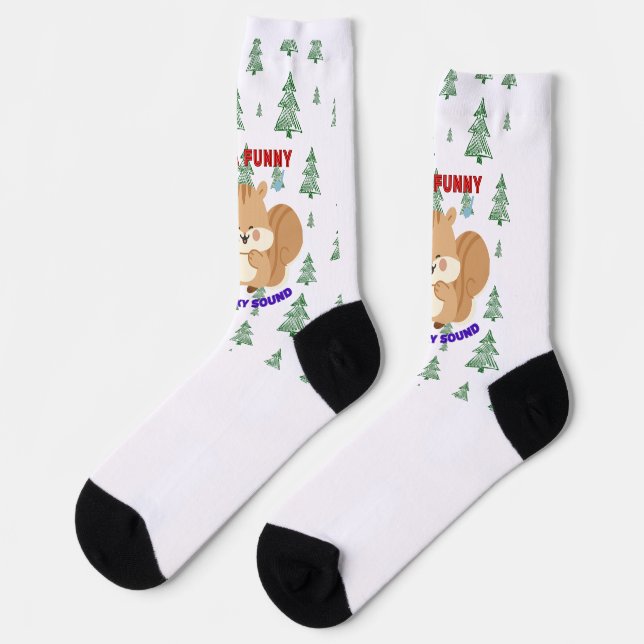 It's A Funny Squeaky Sound Socks (Left)