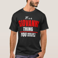 It's a Giovanni thing you wouldn't understand