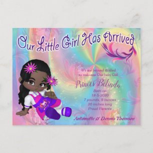 It's a Girl - A Cutie-Pie Baby Postcard