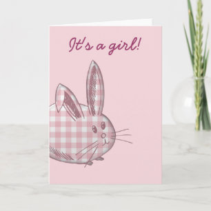 it's a girl! announcement
