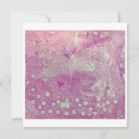 It's A Girl Announcement Card