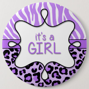 It's a Girl Announcement Pin