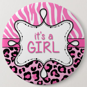 It's a Girl Announcement Pin 2