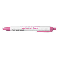 It's A Girl Baby Announcement Hospital Name
