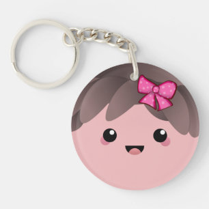 Its A Girl Baby Girl Gender Reveal Keychain