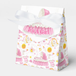 It's A Girl Baby Shower Favor Box