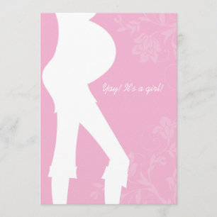 It's a girl baby shower invitation
