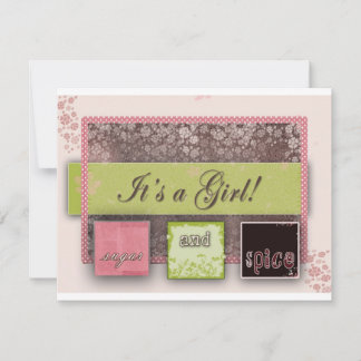 It's a Girl Baby Shower Invitation