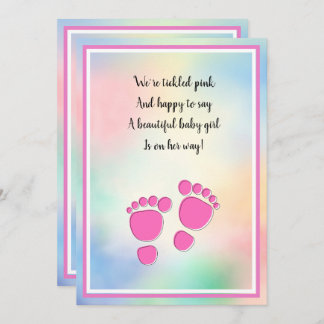 It's a Girl Baby Shower Invitations