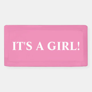 IT'S A GIRL! BANNER