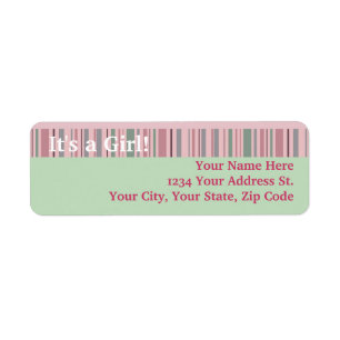 It's a Girl Birth Announcement or Baby Shower