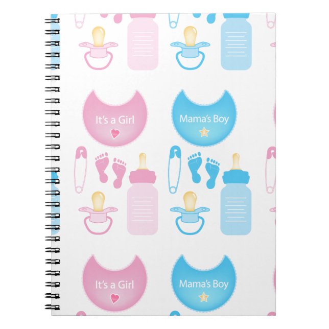 its a girl boy notebook (Front)