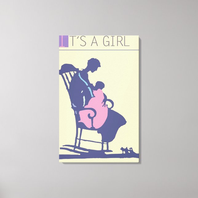 <It's a Girl> by Steve Collier Canvas Print (Front)