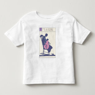 <It's a Girl> by Steve Collier Toddler T-shirt