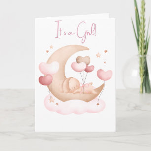 It's.a Girl! Congratulations  Card