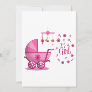 It's A Girl Invitation