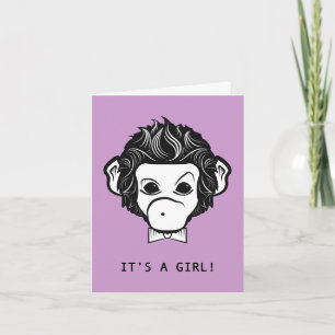 it's a girl! lil monkey announcement