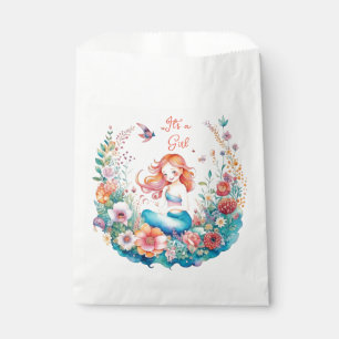 It's a Girl Mermaid Themed Baby Shower  Favour Bag