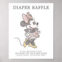 It's a Girl! Minnie Mouse Watercolor Baby Shower